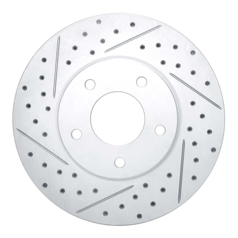 DFC 97-03 Jaguar Vanden Plas Front Left Drilled & Slotted Geoperformance Rotor