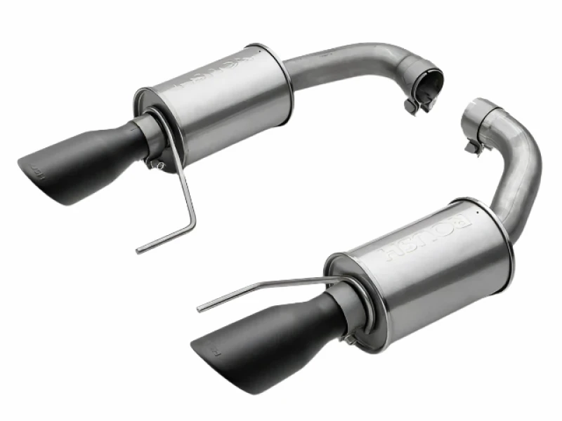 Roush 15-17 Mustang GT Black Tip Axle Back Exhaust