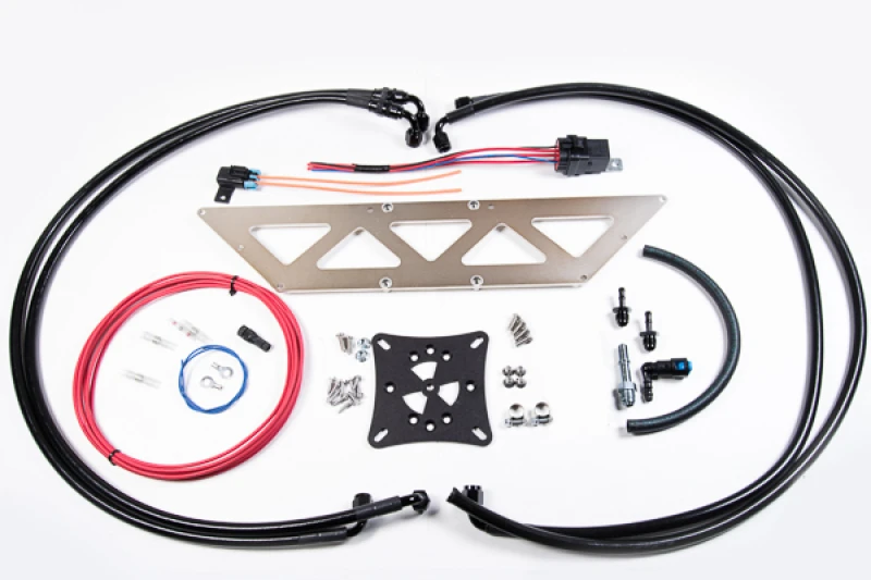 Radium Engineering Kraftstoff-Surge-Tank-Kit für 03-07 Mitsubishi Evo 8/9 (FST nicht inkl.)