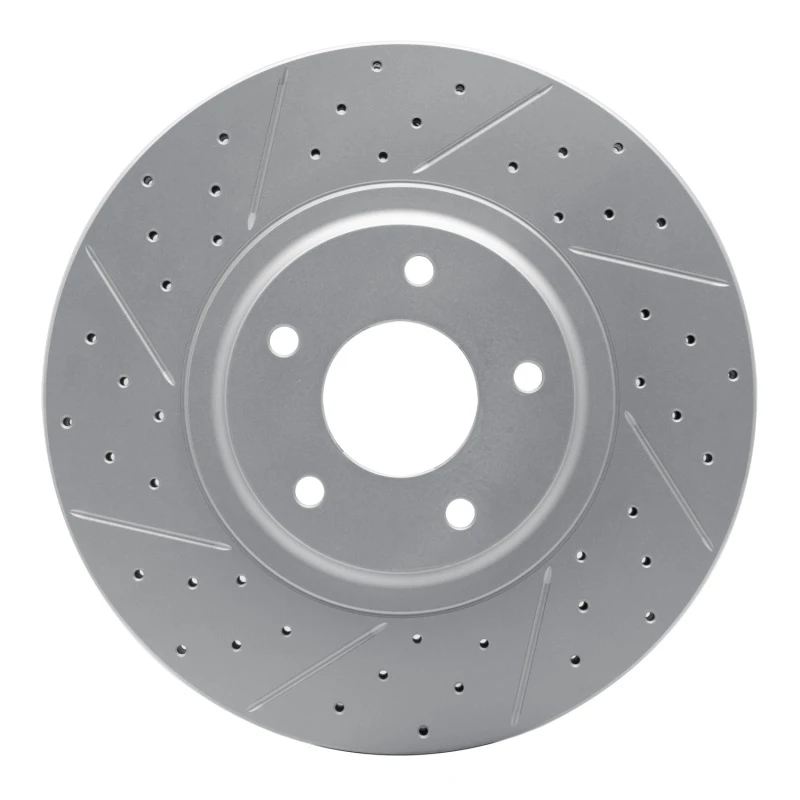 DFC 03-05 Nissan Murano Front Left Drilled & Slotted Geoperformance Rotor