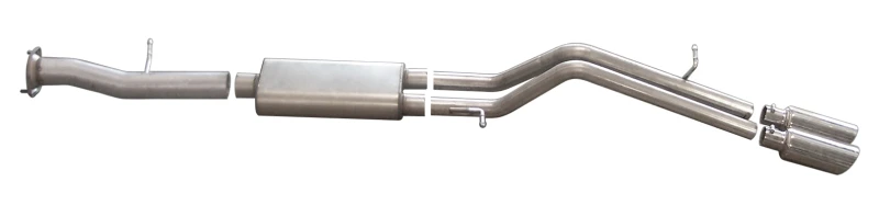 Gibson 08-09 Hummer H2 Basis 6.2L 2.25in Kat-Back Dual Sport Auspuff - Edelstahl
