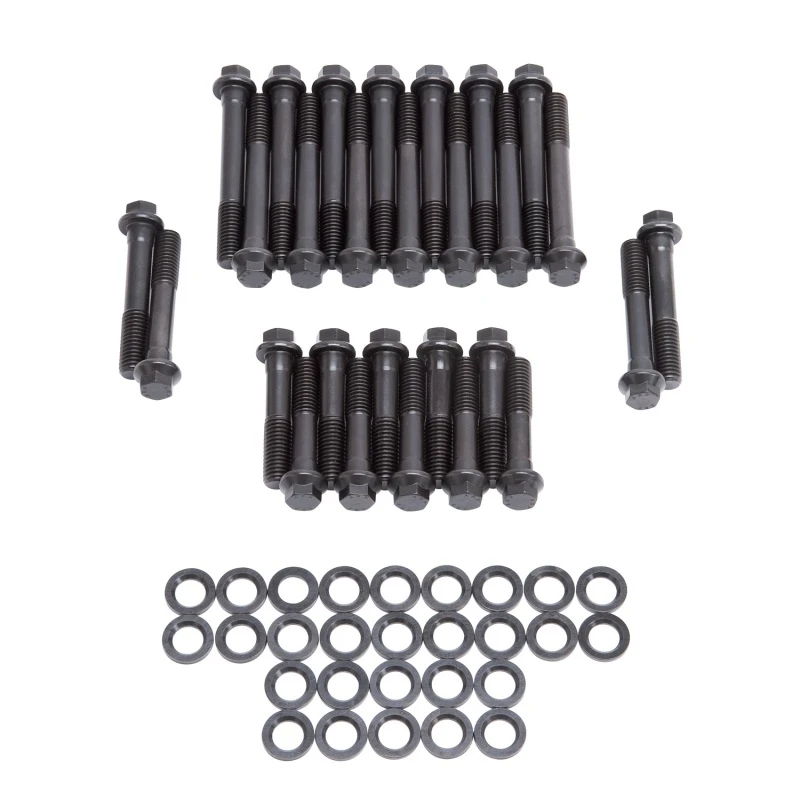 Edelbrock 1/2-Zoll-Bolzen-Kit für 1970 und spätere AMC-Motoren mit Edel-Perf- und Perf-RPM-Köpfen