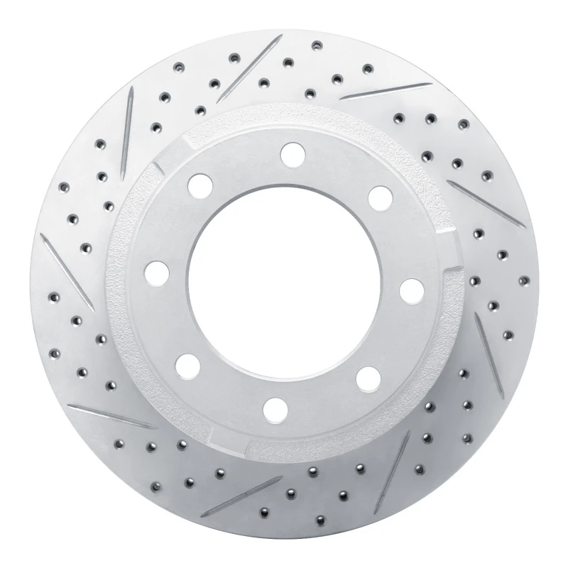 DFC 11-22 Ford F-250 4WD (Super Duty) Rear Left Drilled & Slotted Geoperformance Rotor