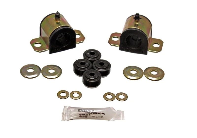 Energy Suspension 92-01 Honda Prelude Schwarz 25mm Vorderer Stabilisatorbuchsen (Stabilisator Endlink Buchsen)