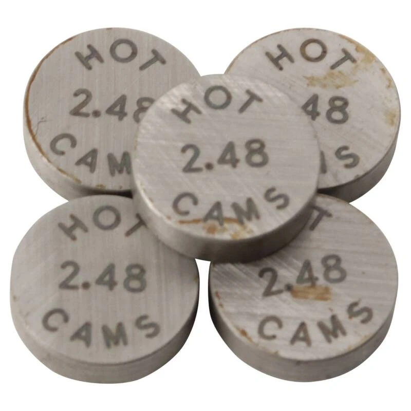Hot Cams Shim Kits 2.440mm Stärke – 5er Pack