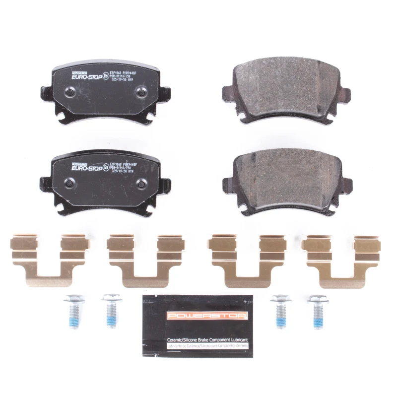 Power Stop 09-11 Volkswagen Tiguan Euro-Stop ECE-R90 Rear Brake Pads