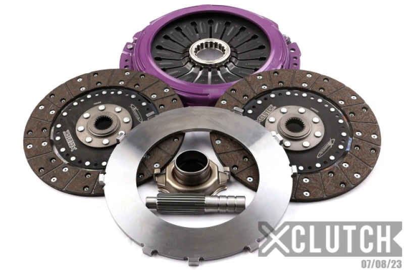 XClutch 9-Zoll-Twin-Festes-Organisches-Multi-Disc-Service-Pack für Mitsubishi