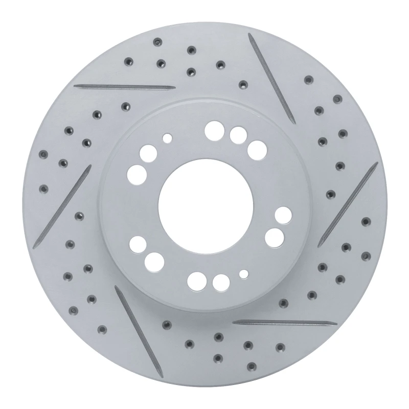 DFC 91-04 Dodge Stealth Front Right Drilled & Slotted Geoperformance Rotor