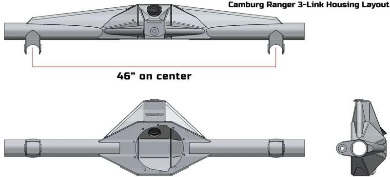 Camburg 98-12 Ford Ranger 2wd/4wd w/ Extra Cab Race Series 3-Link Rear L/T Kit