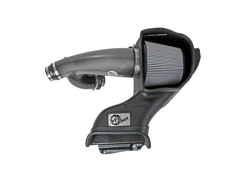aFe 17-20 Ford F-150/Raptor Track Series Carbon Fiber Kaltluft-Einlasssystem mit Pro DRY S Filtern