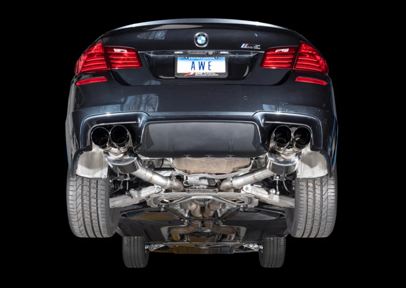 AWE Tuning BMW F10 M5 Touring Edition Axle-Back Auspuff Diamond Black Tips