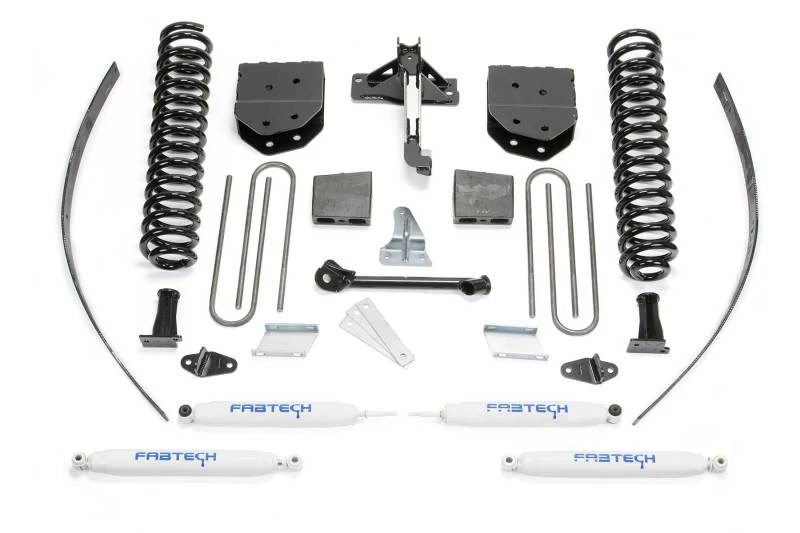 Fabtech 08-16 Ford F250 4WD ohne Überlast 8 Zoll Basic-System mit Perf. Shocks