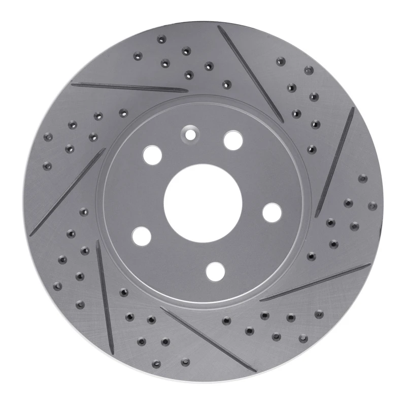 DFC 08-14 Cadillac Cts Front Right Drilled & Slotted Geoperformance Rotor
