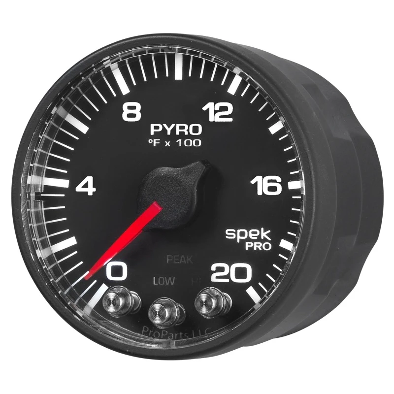 Autometer Spek-Pro 52,4mm 0-2000F Digitaler Stepper-Motor-Pyrometer-Messgerät