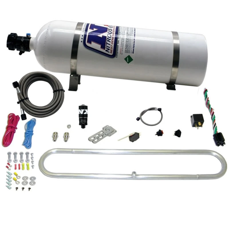 Nitrous Express N-Tercooler-System mit 15lb-Flasche (Remote-Mount-Solenoid)