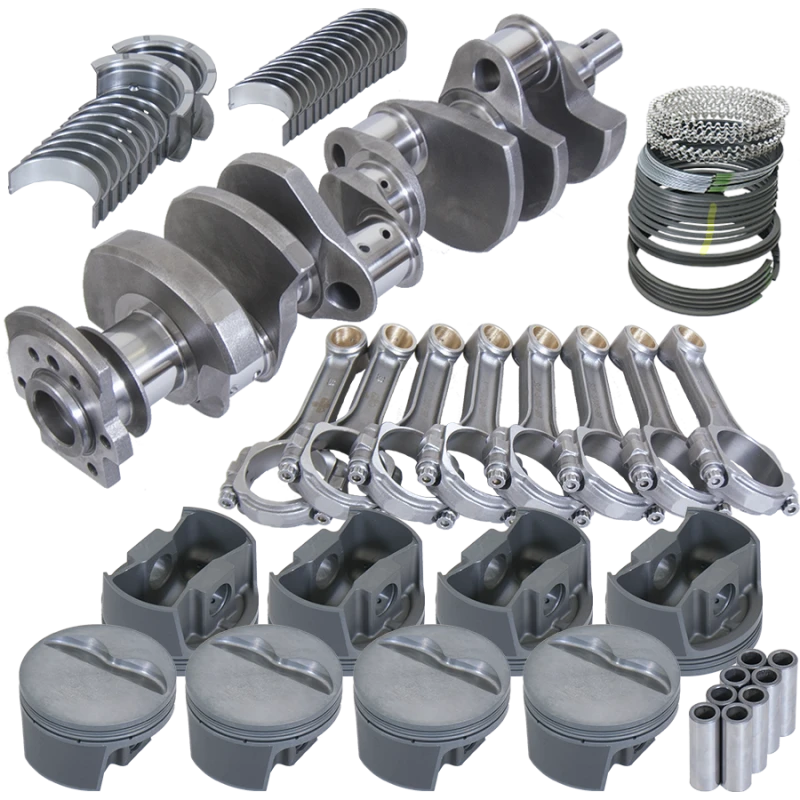 Eagle Chevy 350 Rotierende Baugruppe mit 3,750 Zoll Kurbelwelle und 5,700 Zoll I-Träger Pleuel