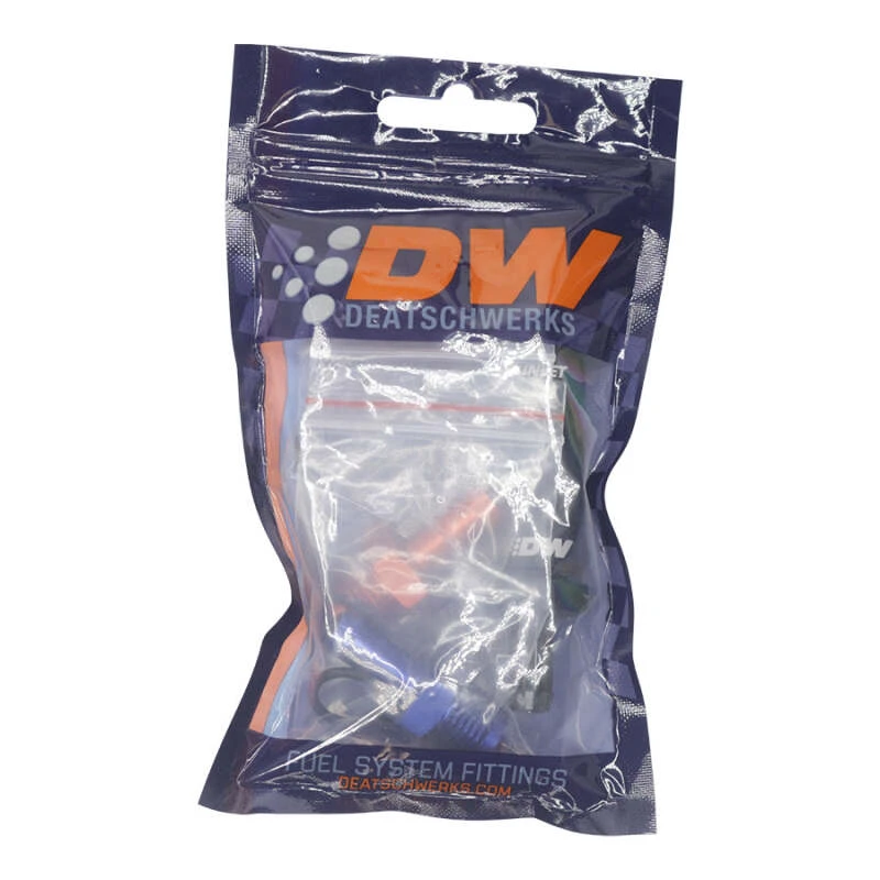DeatschWerks Universal Venturi Siphon Jet 5/16 Zoll Schlauchbarb auf 6AN ORB Weiblich - eloxiert matt schwarz