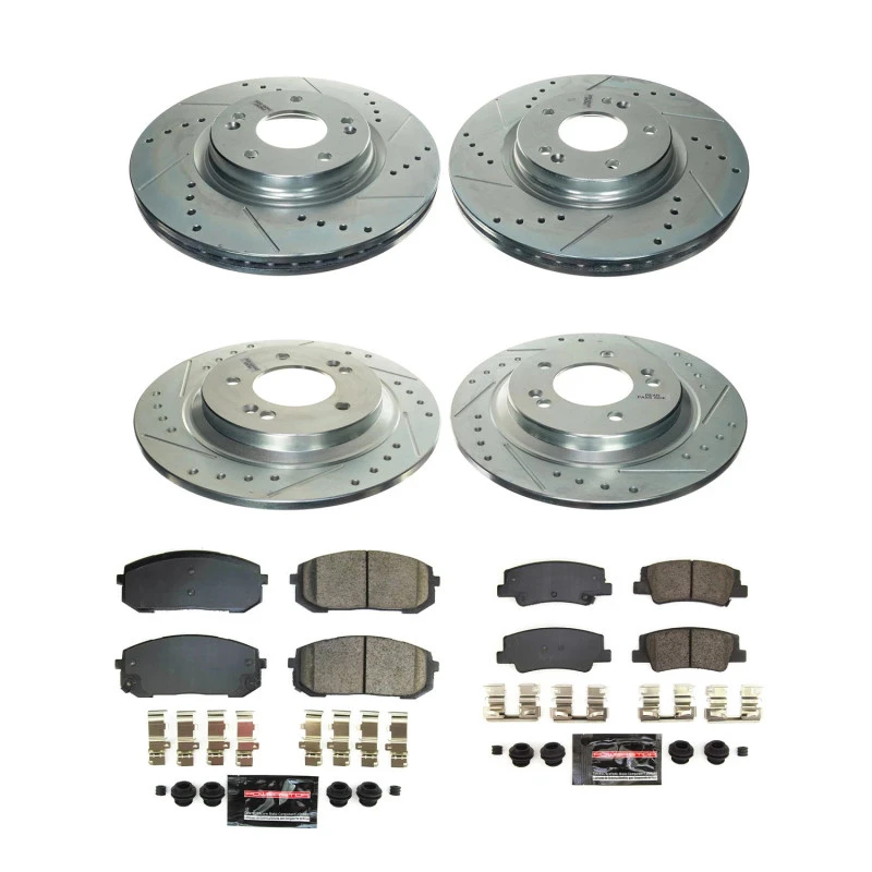 powerstop_K8809-67945f92d88de Power Stop 20-22 Hyundai Sonata Front & Rear Z23 Evolution Brake Kit