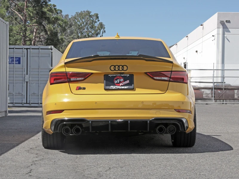 aFe MACHForce XP 3in-2.5in 304SS Auspuff-System 15-20 Audi S3 L4-2.0L (t) - Carbon-Spitzen