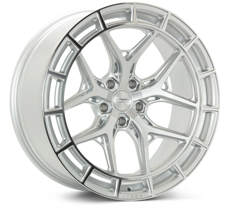 Vossen HFX-1 20x10.5 - 5x112 - ET25 - Deep - 66.5 - Silver Polished Wheel
