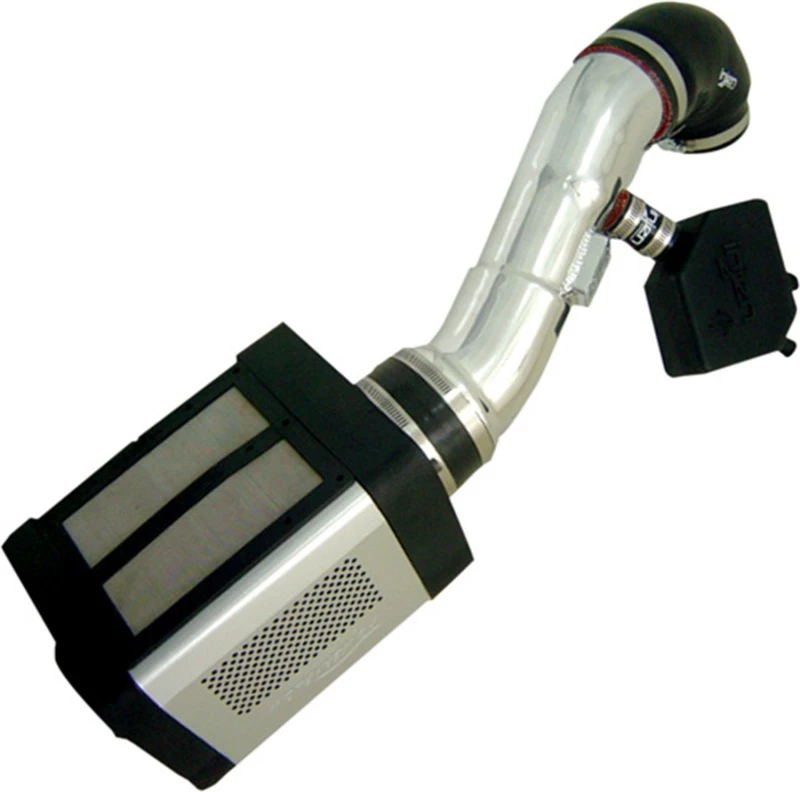 Injen 04-10 QX56 / 04-12 Amada/Titan V8 5.6L mit Power Box Wrinkle Black Power-Flow Luftansaugsystem