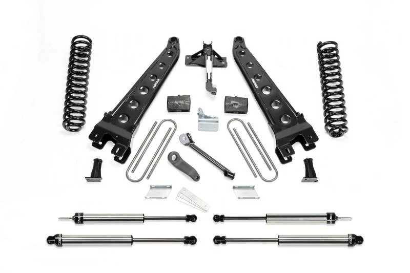 Fabtech 08-16 Ford F350/450 4WD 8 Lug 6 Zoll Radius Arm System mit Spulen und DLSS Schocks
