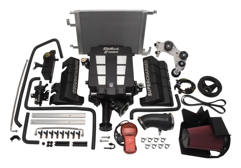 Edelbrock Kompressor-Kit Stage 1 - Straßen-Kit 2009-2010 Chrysler Lx und Lc 5,7L Hemi mit Tuner