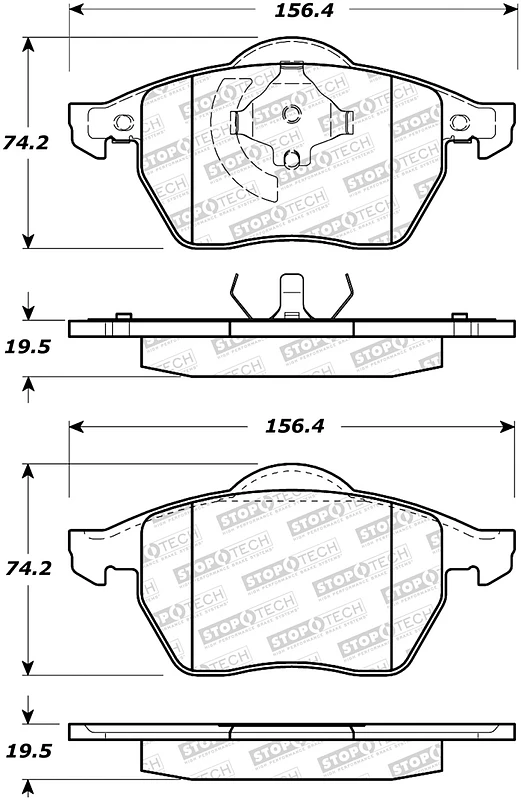 StopTech Street Brake Pads