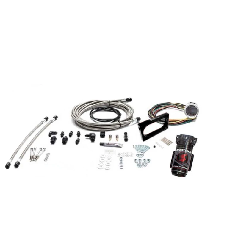 Snow Performance 05-10 Mustang Stg 2 Boost Cooler Wasser Inj Kit (SS Brded Leitung/4AN Anschluss) ohne Tank