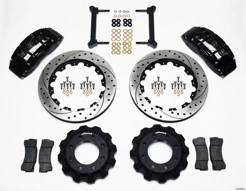 Wilwood TC6R Vorderkit 16,00 Zoll gebohrt 1999-2010 GM H2 Truck/SUV 2500