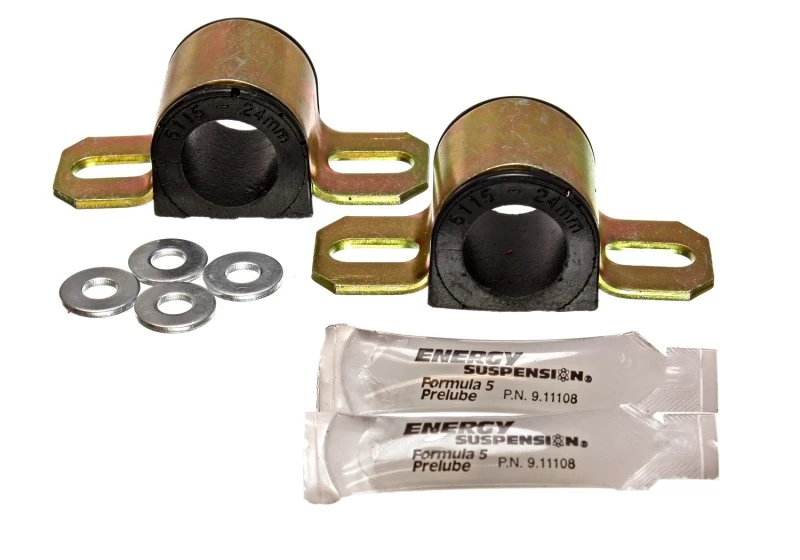Energy Suspension 86-91 Mazda RX7 Schwarz 24mm Vordere Querlenker-Buchsen