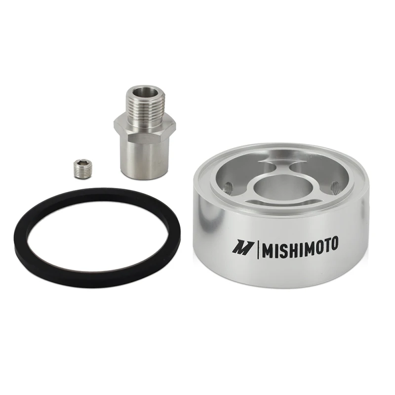 Mishimoto Ölfilter-Spacer 32mm 3/4 - 16 Gewinde - Silber