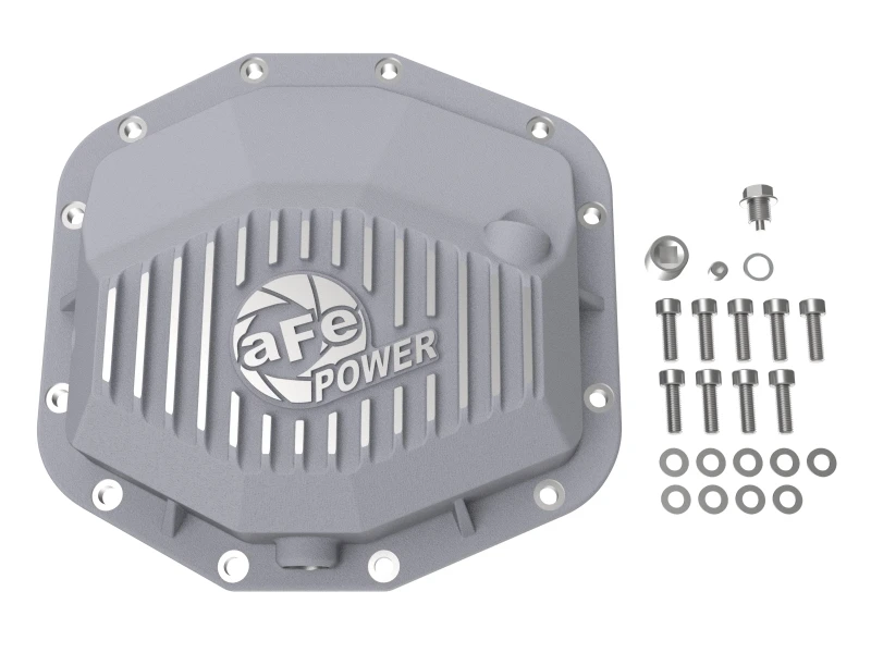 aFe 21-22 RAM 1500 TRX HEMI V8 6.2L(sc) Street Series Hinteres Differentialgehäuse Roh w/ bearbeiteten Rippen