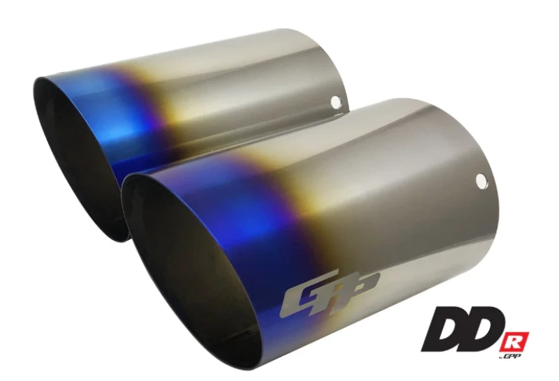GReddy DD-R Burnt Titanium Endrohre L=170mm (Paar)