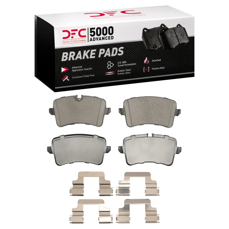 DFC 14-18 Audi A7 Quattro Rear 5000 Advanced Ceramic Brake Pads and Hardware Kit