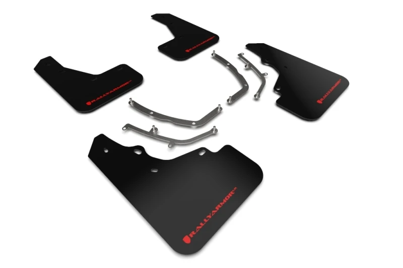 MF61-UR-BLK_RD-67946debec5e3 Rally Armor 19-24 Mazda3 Hatchback Black UR Mud Flap w/Red Logo