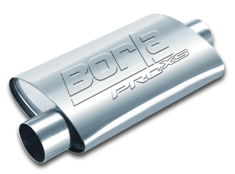 Borla Universal 4 Zoll x 9-1/2 Zoll x 14 Zoll Oval Center/Offset 3 Zoll Einlass/Auslass ProXS Schalldämpfer