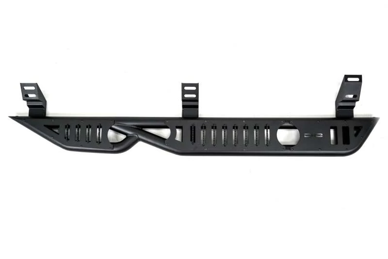 DV8 Offroad 24-25 Toyota Land Cruiser OE Plus Side Steps - Black Steel