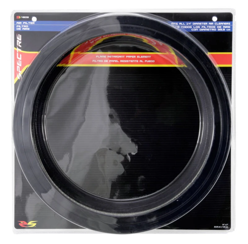 Spectre Rundluftfilter 14 Zoll x 3 Zoll - Weiß (Papier)