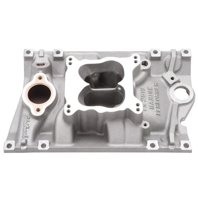 Edelbrock 96-17 Chevy 4,3 V6 Vortec Marine Motor Performer-Serie Einlasskrümmer mit 8 Schrauben