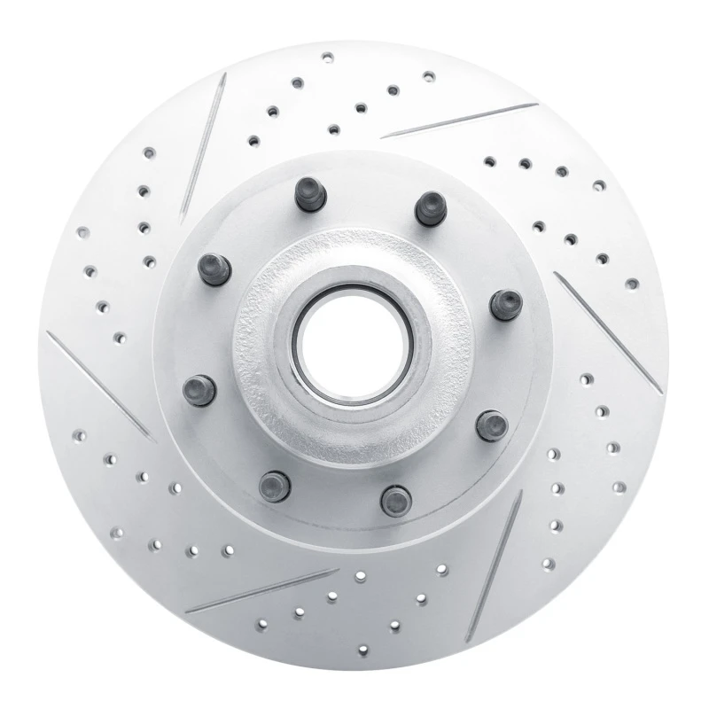DFC 08-25 Ford E-250 Front Left Drilled & Slotted Geoperformance Rotor