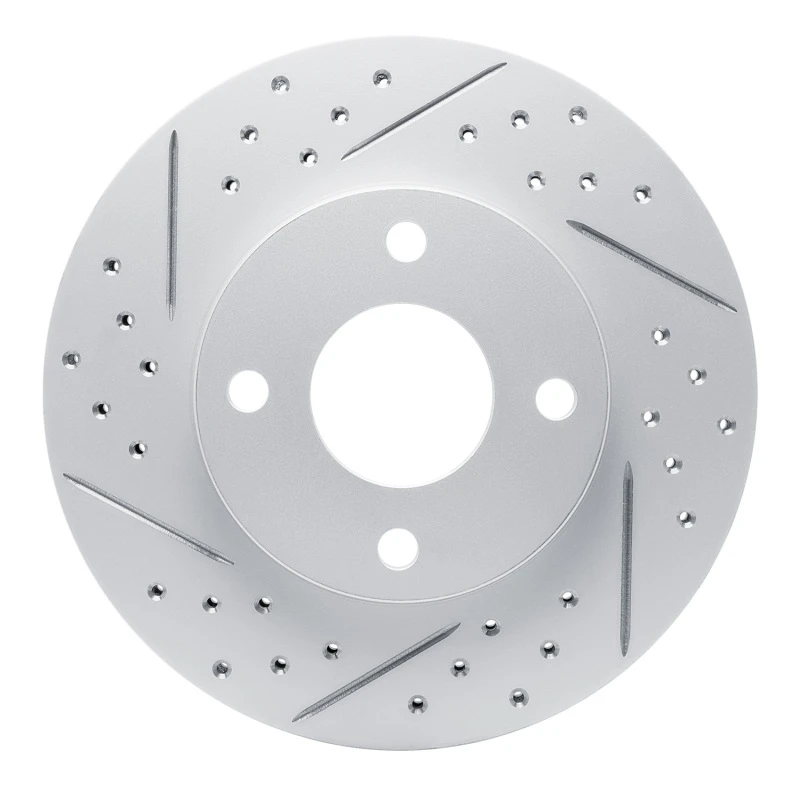 DFC 00-15 Ford Focus Front Left Drilled & Slotted Geoperformance Rotor
