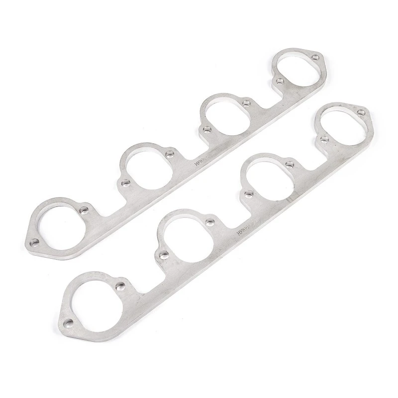 Stainless Works Big Block Ford Flache Oval Port Header 304SS Auspuffflansche 2-1/4 Zoll Primärleitungen