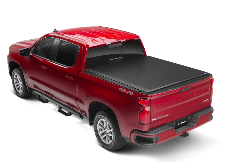 Lund 19-23 Chevrolet Silverado 1500 6.5ft Bett Genesis Roll Up Tonneau - Schwarz