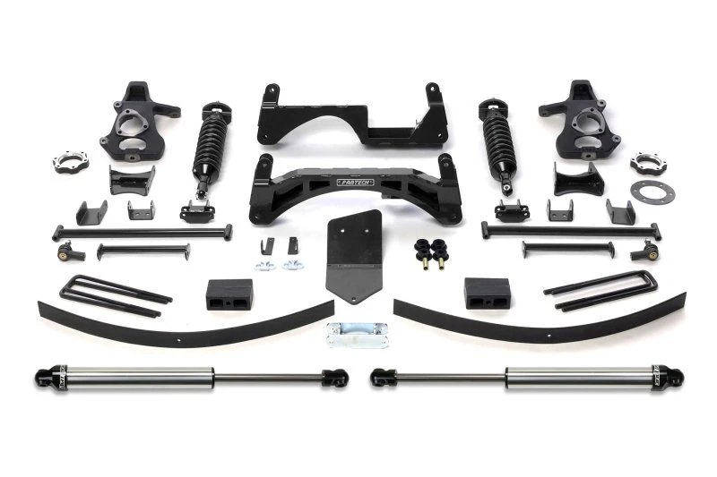 Fabtech 07-13 GM K1500 P/U ohne Autoride 4WD 6 Zoll Perf Sys mit Dlss 2,5C/Os & Rr Dlss