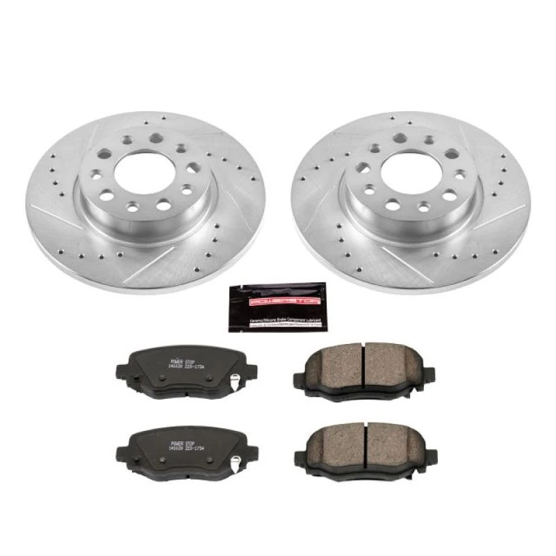 powerstop_K7301-6794534aa1287 Power Stop 16-18 Fiat 500X Rear Z23 Evolution Sport Brake Kit