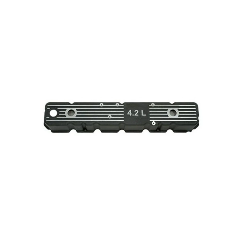 Omix Schwarzes Alu Ventildeckel 4,2L Logo 80-91 Jeep Modelle