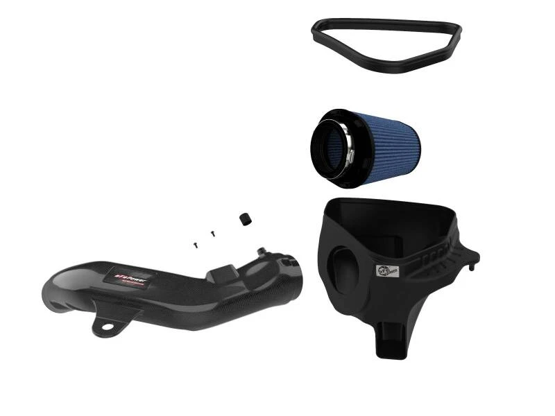 aFe Track Series Carbon Fiber Einlasssystem mit Pro 5R Filter BMW M2 (F87) 16-18 L6-3.0L (t) N55