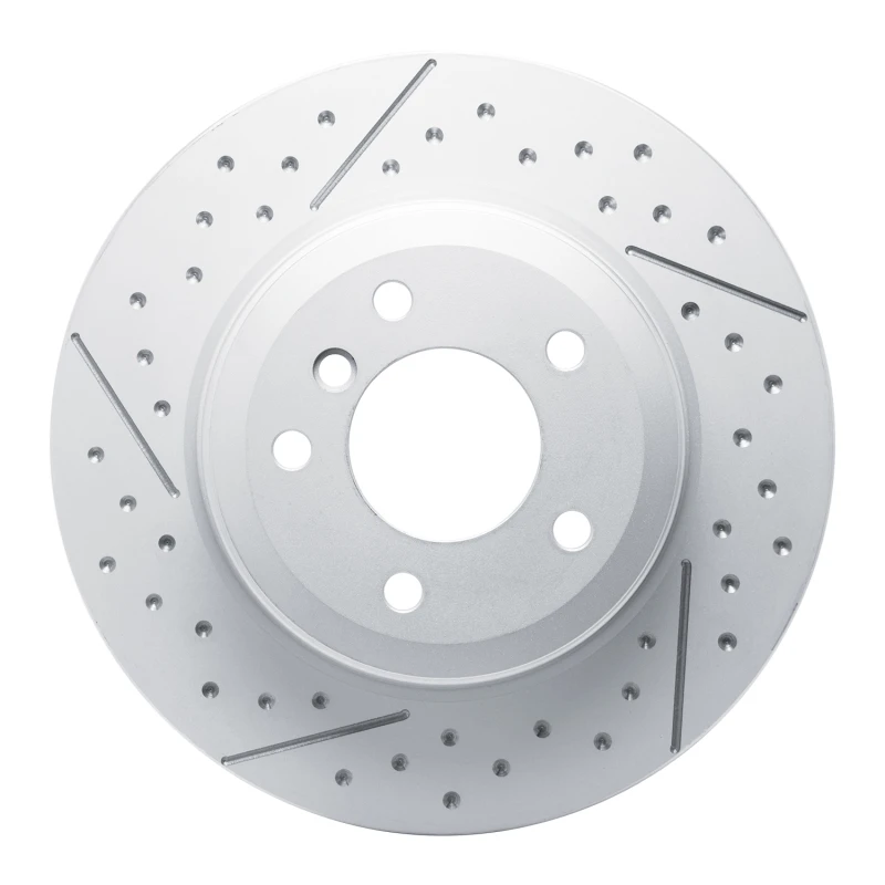 DFC 13-13 BMW 135IS Rear GeoSPEC Coated Rotor - Dimpled and Slotted