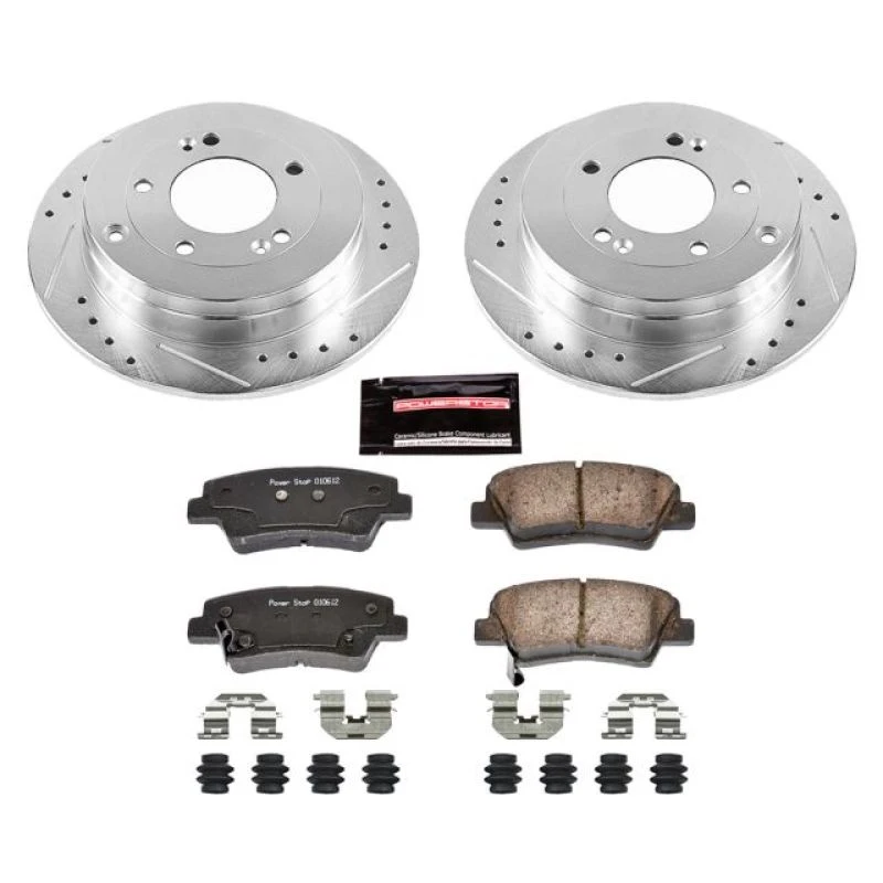 Power Stop 07-09 Kia Amanti Rear Z23 Evolution Sport Brake Kit